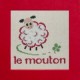 mouton mouton rouge broderie