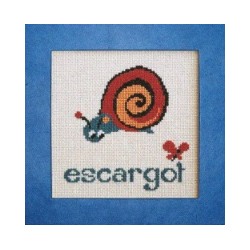 escargot mouton rouge broderie