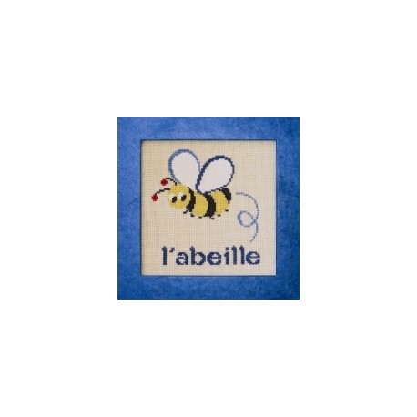 abeille mouton rouge broderie