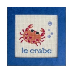 crabe mouton rouge broderie