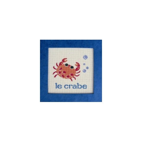 crabe mouton rouge broderie