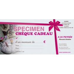 CHEQUE CADEAU LA PENSEE