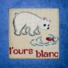 Ours Blanc - Broderie
