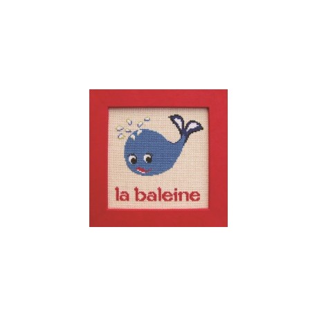 baleine mouton rouge broderie