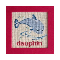 dauphin mouton rouge broderie