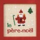 père noël mouton rouge broderie