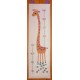 Toise Girafe mouton rouge broderie